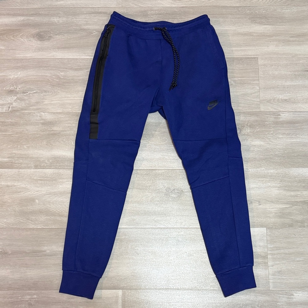 Nike Men’s Tech Royal Blue Fleece Joggers